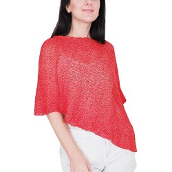 Poncho de red